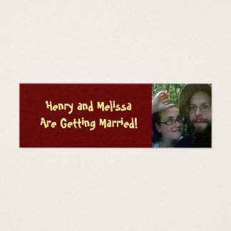 Registry Announcement Cards