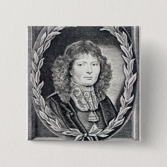 Regnier de Graaf, c.1670 15 Cm Square Badge (Front)