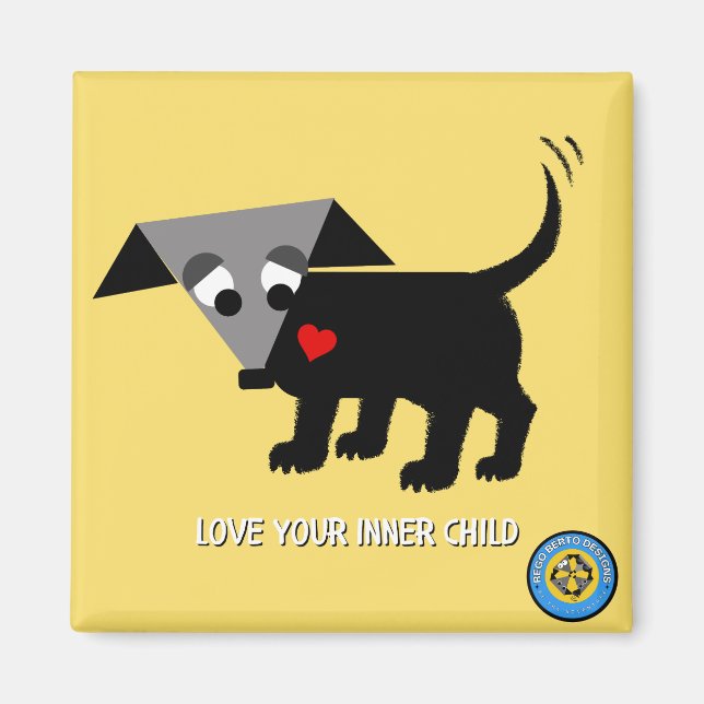 Rego Berto "Love your inner self" Magnet (Front)