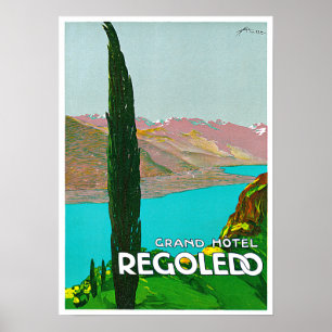 Regoledo Italy Vintage Travel Poster