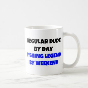Regular Dude by Day Fishing Legend By Weekend Coffee Mug