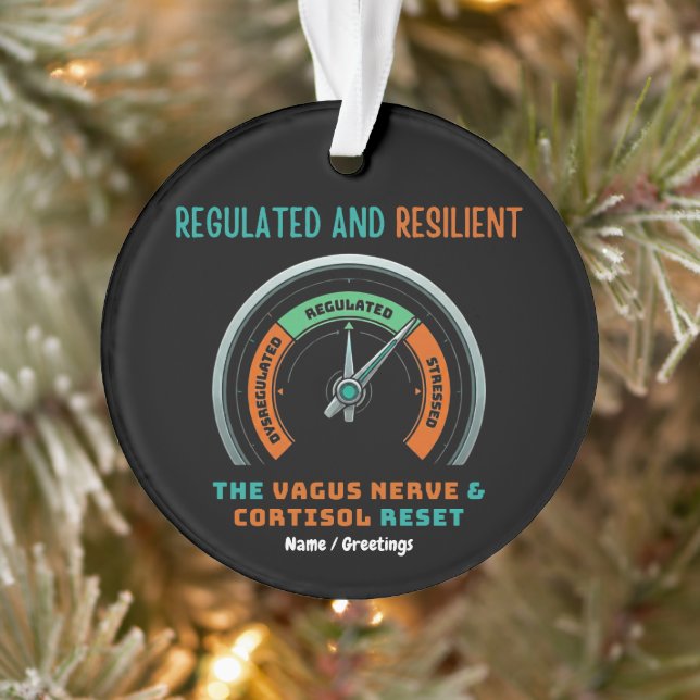 Regulated and Resilient Vagus Nerve Cortisol Reset Ornament (Tree)