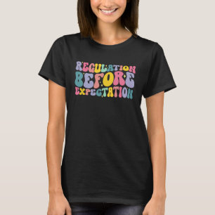 Regulation Before Expectation Awareness Neurodiver T-Shirt