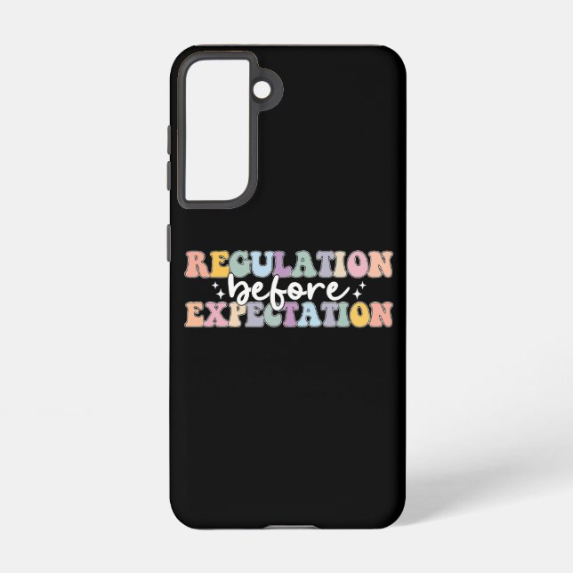 Regulation Before Expectation Groovy Samsung Galaxy S21 Case (Back)