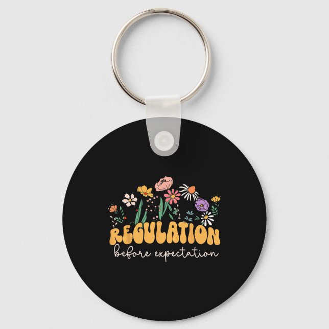 Regulation Before Expectation Wildflowers Special  Key Ring (Front)