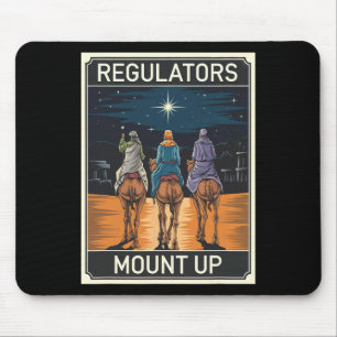 Regulator Mount Up Christmas Reindeer Mouse Pad