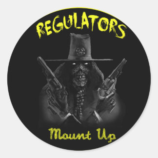 REGULATORS CLASSIC ROUND STICKER