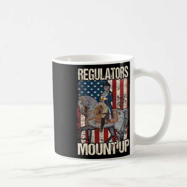 Regulators Funny 4th Of July Independence Day Amer Coffee Mug (Right)