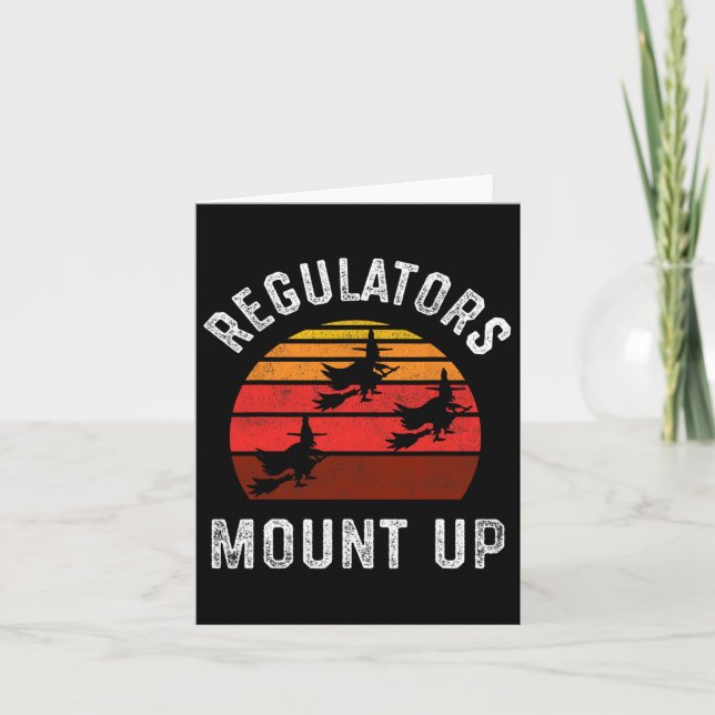 Regulators Mount Up  Card (Front)