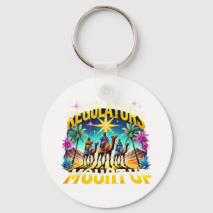 Regulators Mount Up Holiday Christmas Xmas Wise Me Key Ring
