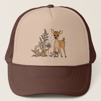 Reh und Eichhörnchen   Trucker Hat