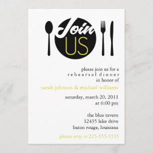 Rehearsal Dinner Invitation