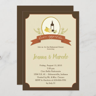 Rehearsal Dinner Invitation