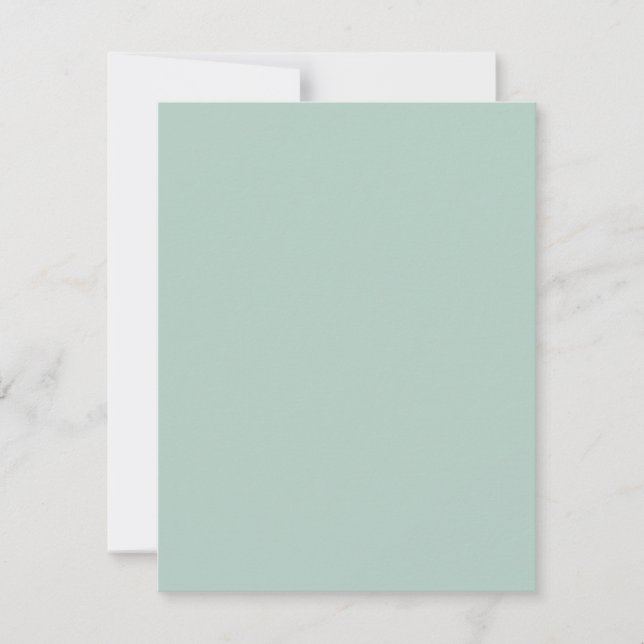 Rehearsal Dinner Invitation - Teal (Front)