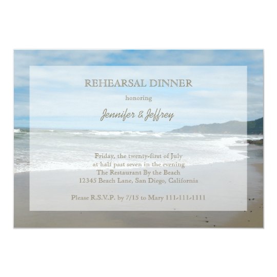 Rehearsal Dinner Invitations