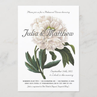 Rehearsal Dinner Invitations | Vintage Botanical