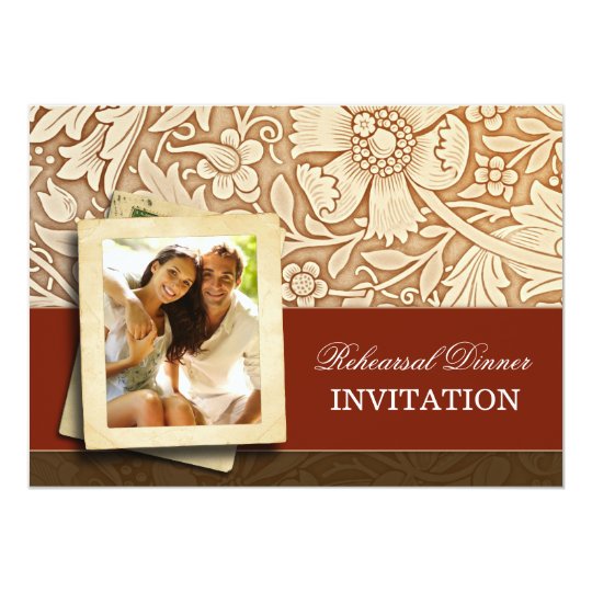 rehearsal dinner invitations with photo