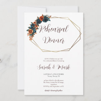 Rehearsal Dinner Invite Template