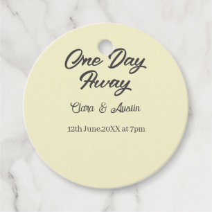 Rehearsal dinner One day away night before name da Favour Tags