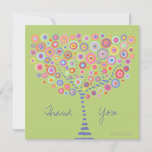 Rehearsal Dinner Wedding Circle Tree Invitation (Front)