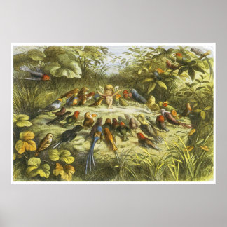 Rehearsal in Fairyland Poster by Richard Doyle