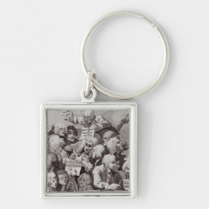 Rehearsal of the Oratorio of Judith, 1734 Key Ring