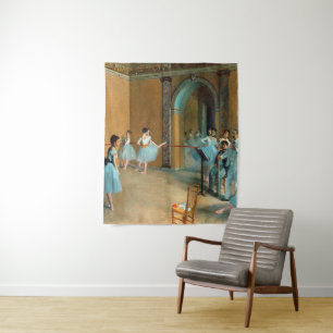 Rehearsal on the Foyer of the Opera La Rue Tapestry