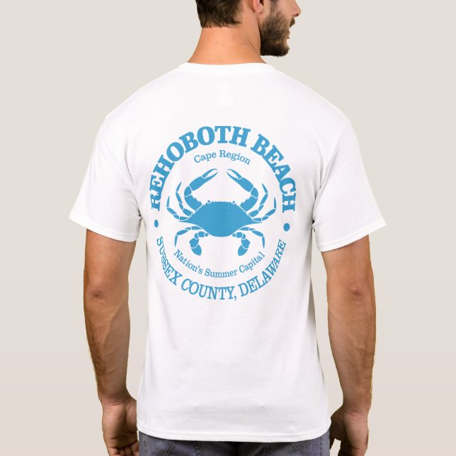 Rehoboth Beach (crab) T-Shirt (Back)