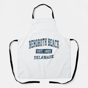 Rehoboth Beach Delaware DE Vintage Sports Design N Apron