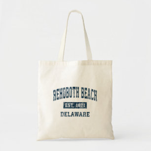 Rehoboth Beach Delaware DE Vintage Sports Design N Tote Bag