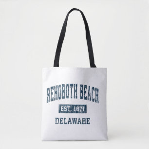 Rehoboth Beach Delaware DE Vintage Sports Design N Tote Bag