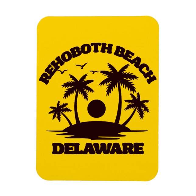 Rehoboth Beach Delaware Magnet (Vertical)