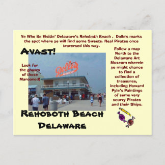 Rehoboth Beach, Delaware Postcard
