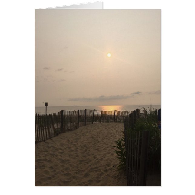 Rehoboth Beach Delaware Sunrise Atlantic Ocean (Front)