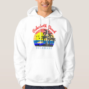 Rehoboth Beach Delaware Vintage Retro Hoodie