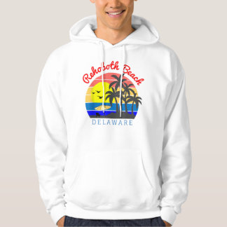 Rehoboth Beach Delaware  Vintage Retro Hoodie