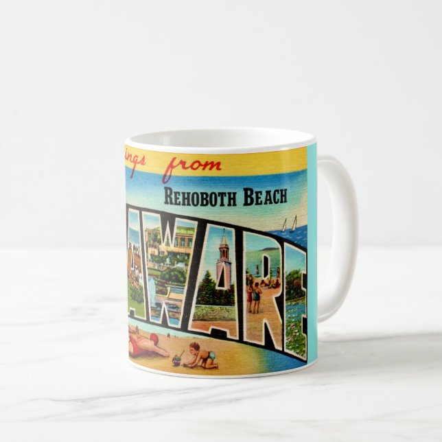  Rehoboth Beach Postcard Mug (Front Right)