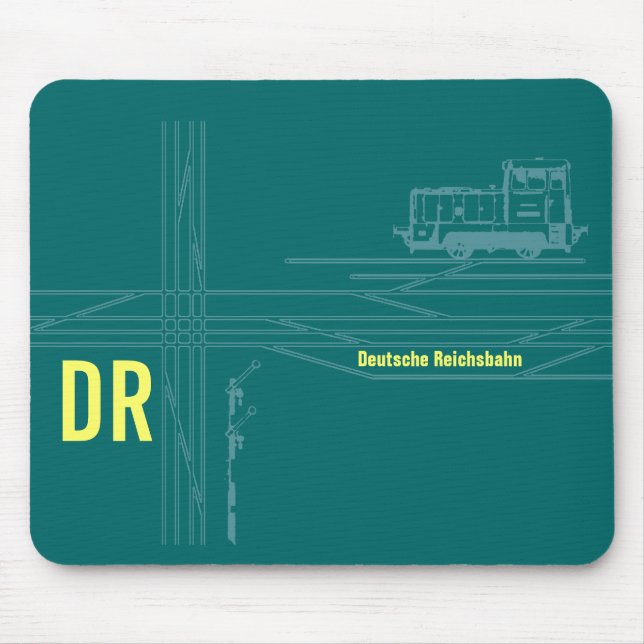 Reichbahn DDR. Mouse Pad (Front)