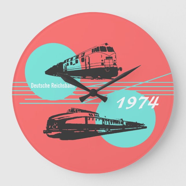 Reichbahn Design Large Clock (Front)