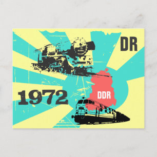 Reichsbahndesign DDR Postcard