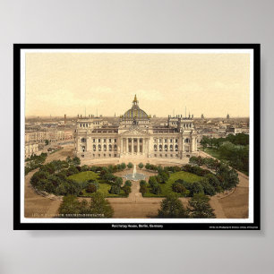 Reichstag House, Berlin, Germany Poster