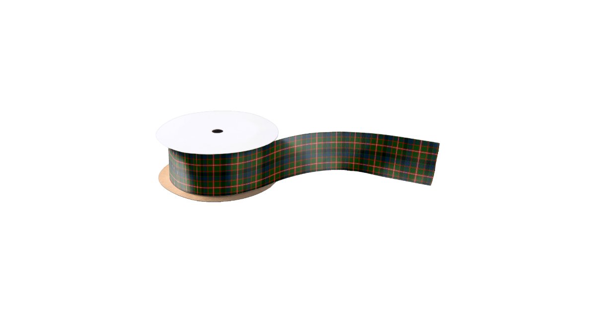 reid-clan-tartan-satin-ribbon-zazzle