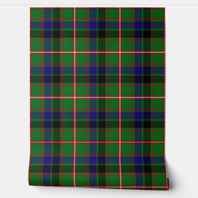 Reid Tartan Plaid Scottish Clan Wallpaper (Unrolling)