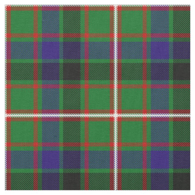 Reid Tartan Print Fabric (Close Up)