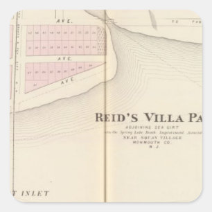 Reid's Villa Park, NJ Square Sticker