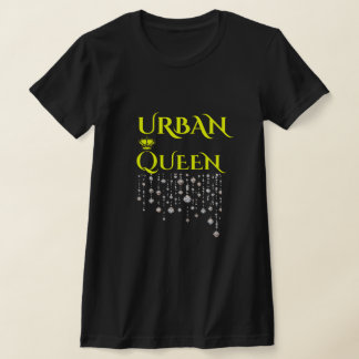 REIGN,BLACK LEMON RARE DIAMOND URBAN WOMEN'S SLIM  T-Shirt