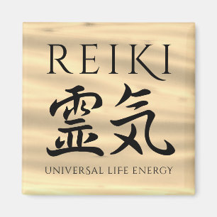 Reiki 霊気 Japanese Calligraphic Life Energy Magnet