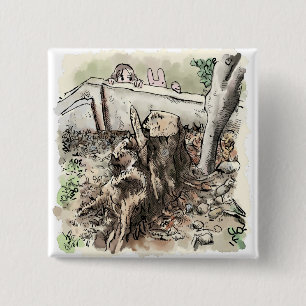 Reiki 15 Cm Square Badge