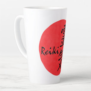 Reiki Calligraphy And Word 1 Latte Mug