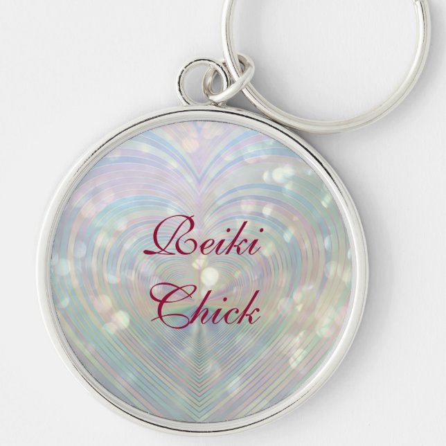 Reiki Chick Key Ring (Front)